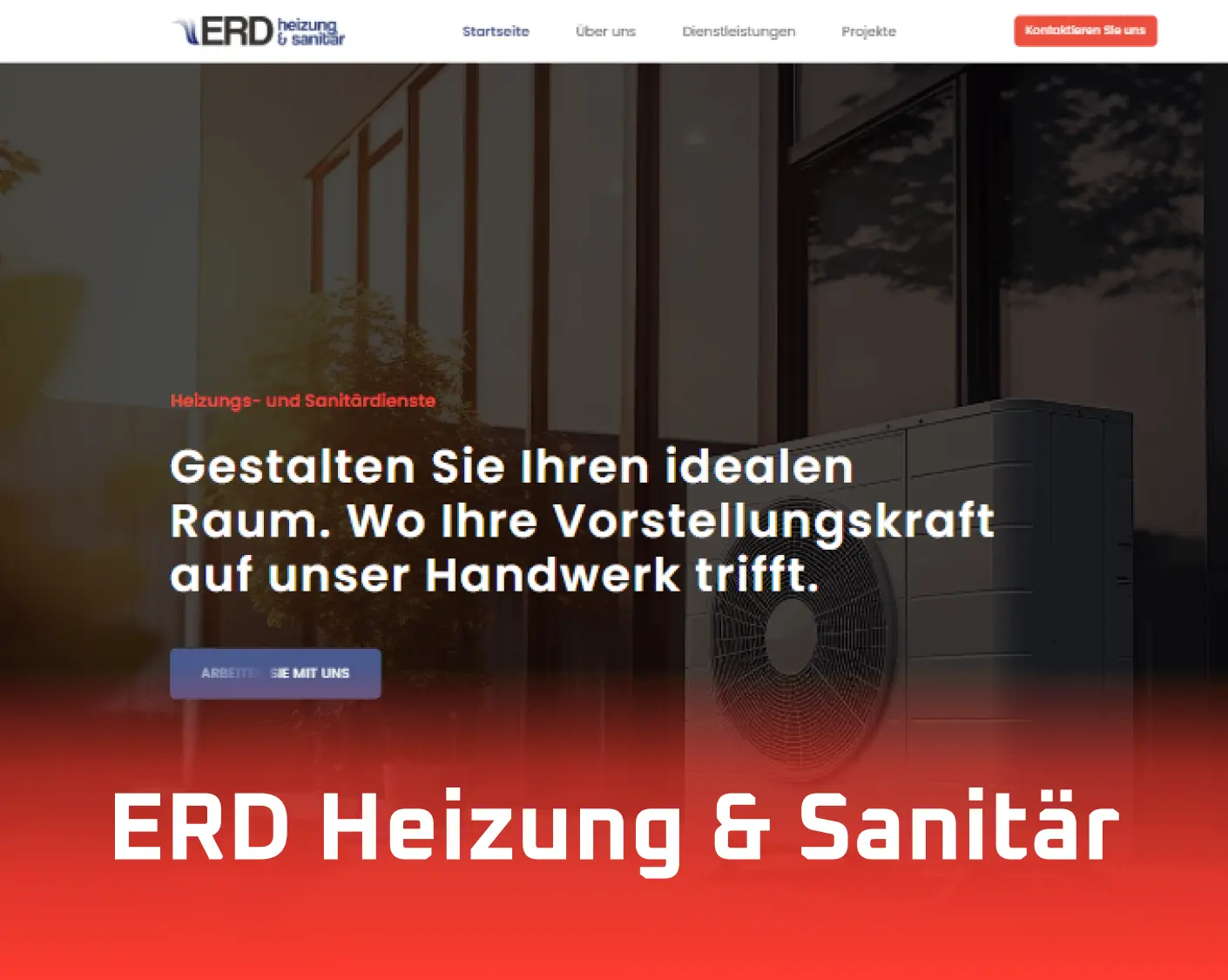 Heating & Sanitary Company Website with CMS