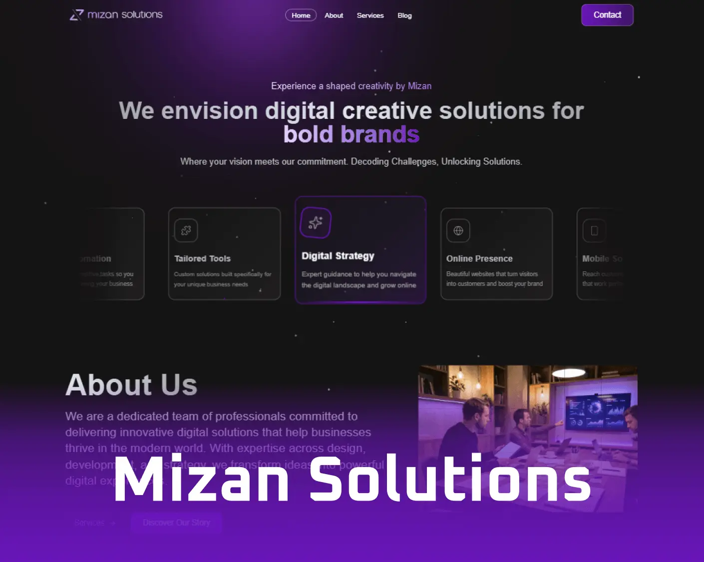 Digital Services Company Website & CMS